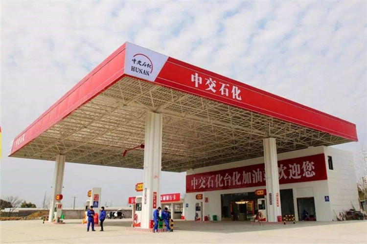绵竹加油站钢结构网架案例6